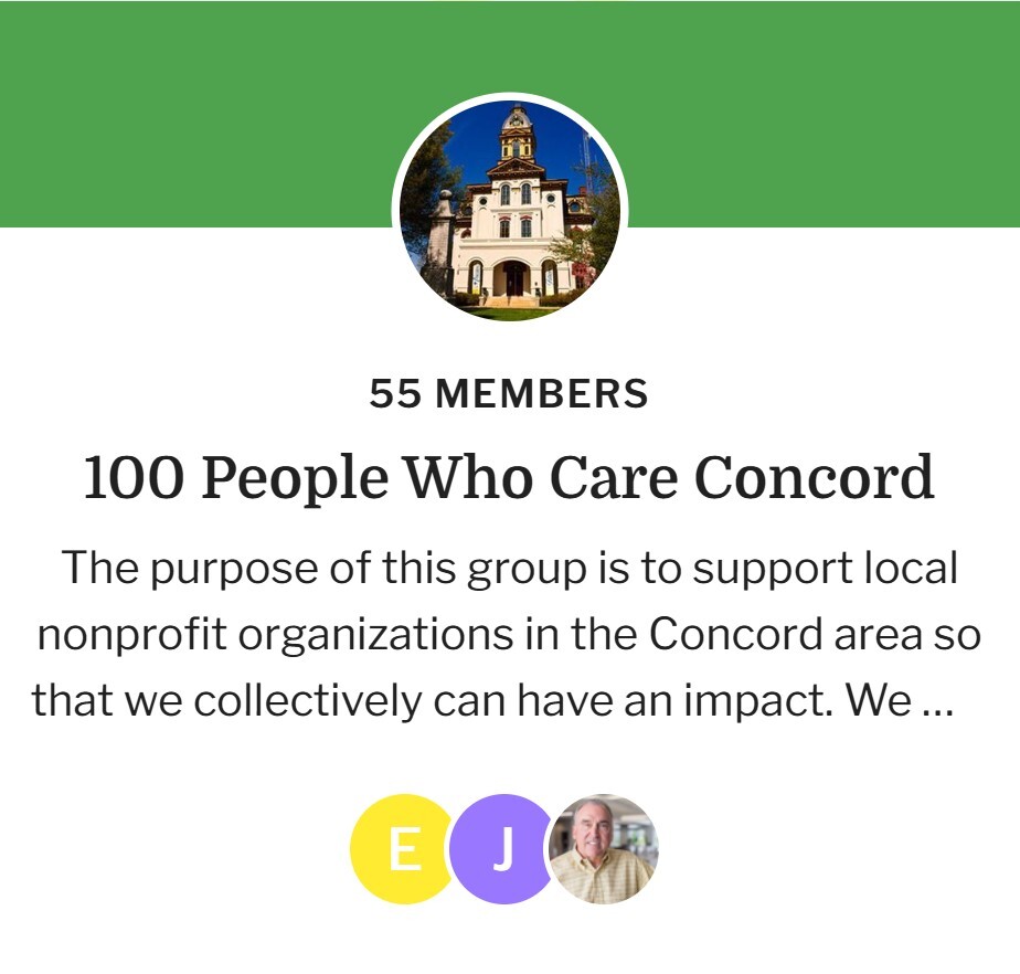 100 People Who Care Concord