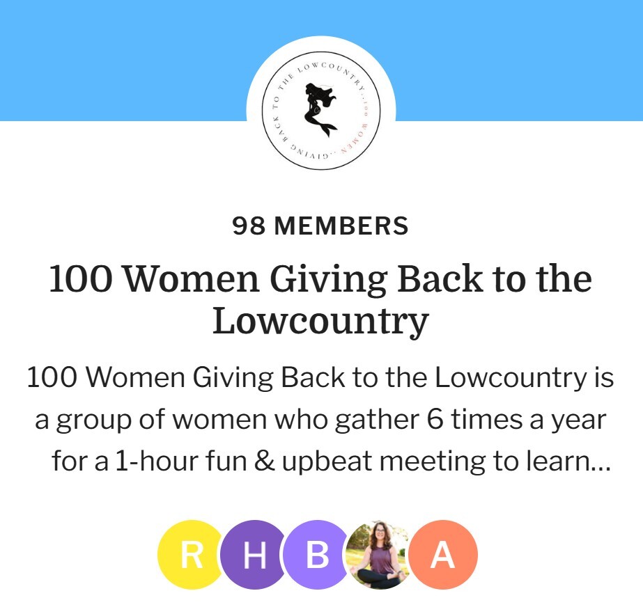100 Women Giving Back to the Lowcountry