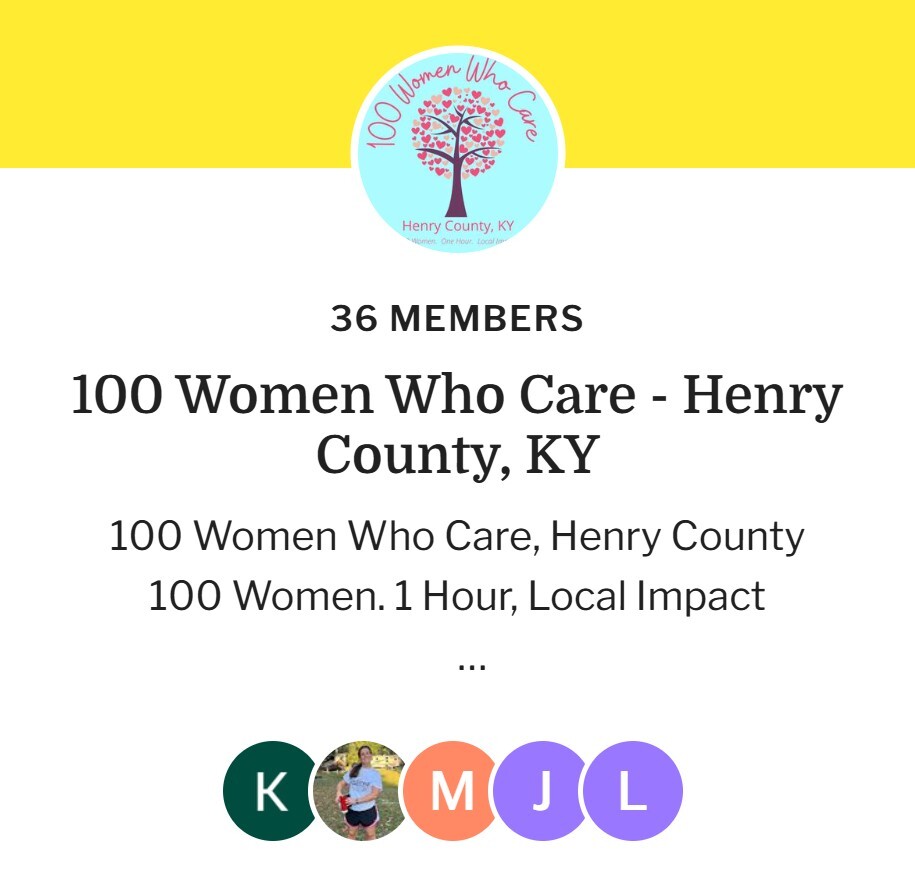100 Women Who Care - Henry County, KY