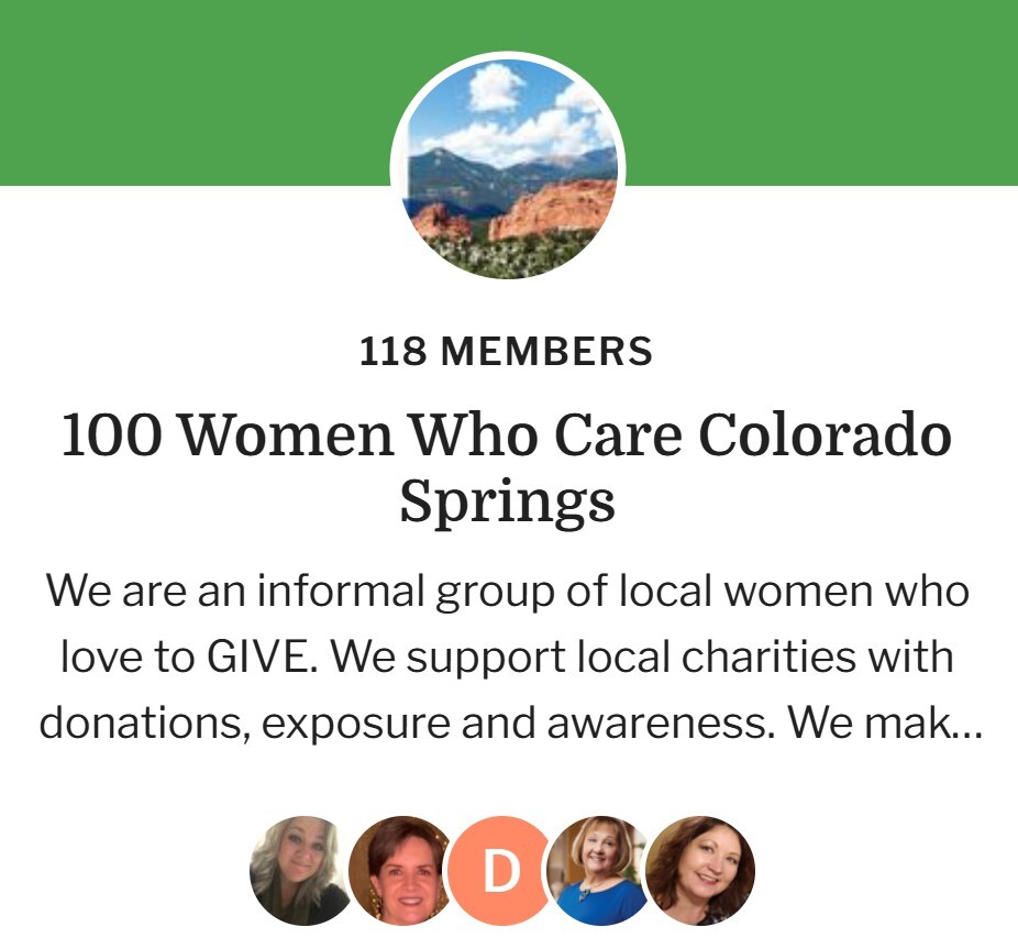 100 Women Who Care Colorado Springs