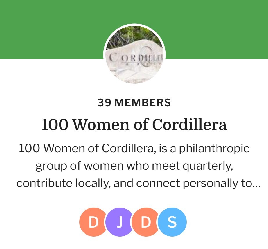 100 Women of Cordillera