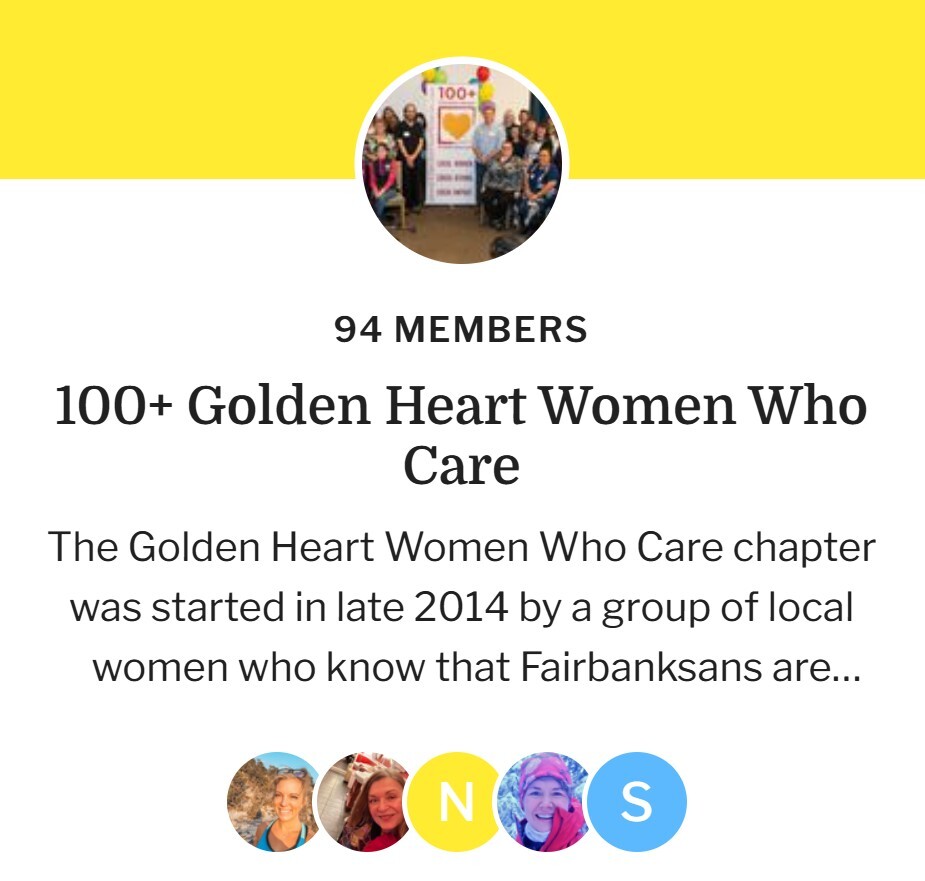 100+ Golden Heart Women Who Care