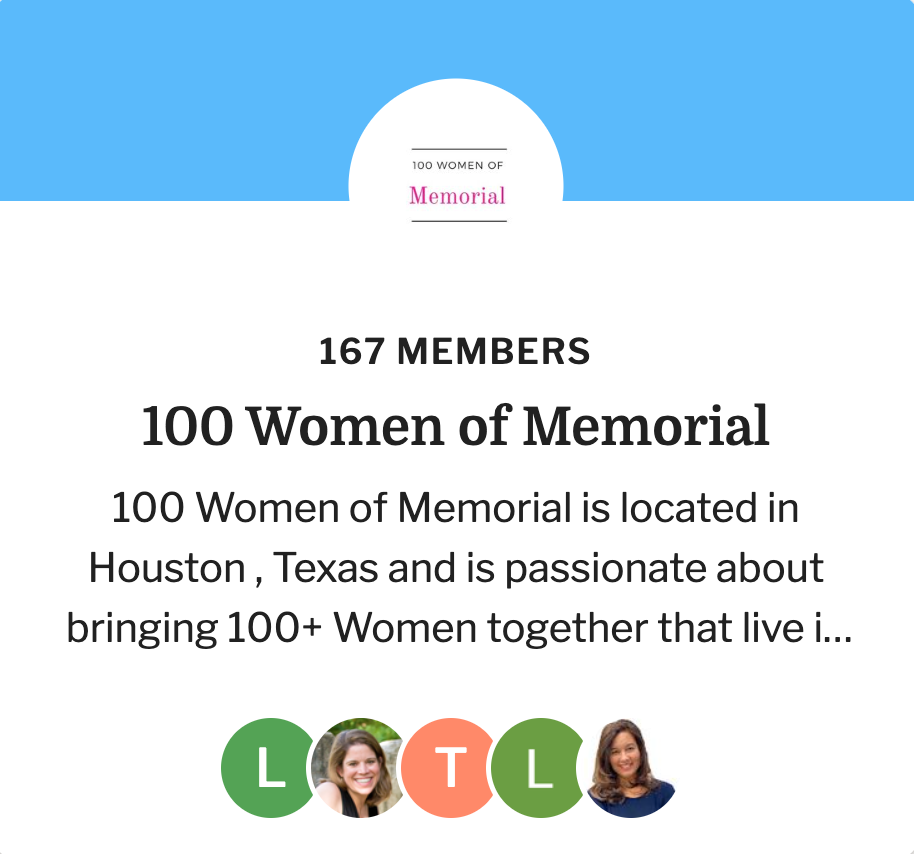 100 Women of Memorial
